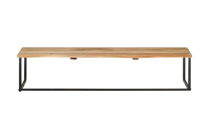 Hatthylla Med Levande Kant 100x35x22 Cm Massivt Akaciaträ 2 Hatthylla Med Levande Kant 100x35x22 Cm Massivt Akaciaträ - Bild 2