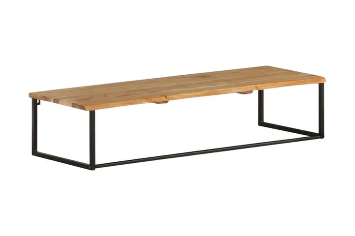 Hatthylla Med Levande Kant 100x35x22 Cm Massivt Akaciaträ 6 Hatthylla Med Levande Kant 100x35x22 Cm Massivt Akaciaträ - Bild 6