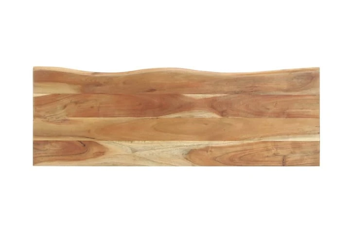 Hatthylla Med Levande Kant 100x35x22 Cm Massivt Akaciaträ 7 Hatthylla Med Levande Kant 100x35x22 Cm Massivt Akaciaträ - Bild 7