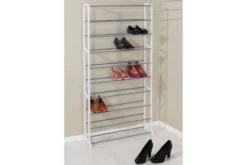 HI Skohylla Vågformad För 40 Par Skor Vit