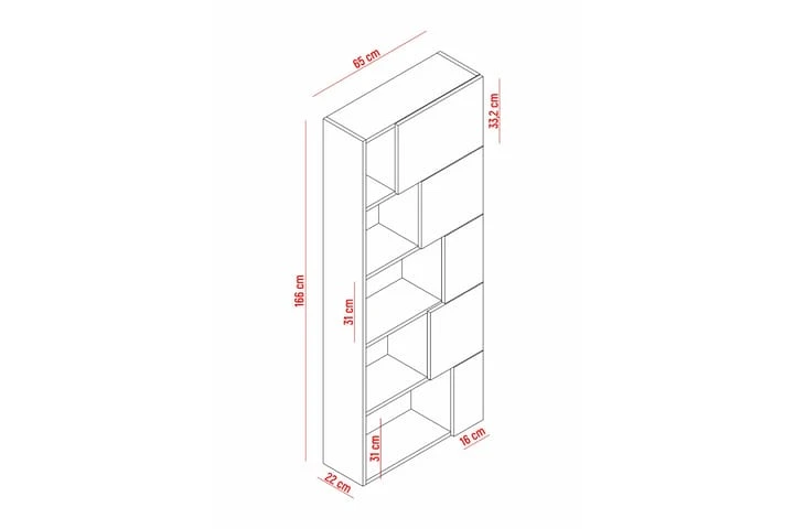 Homemania Bokhylla 2 Homemania Bokhylla - Bild 2