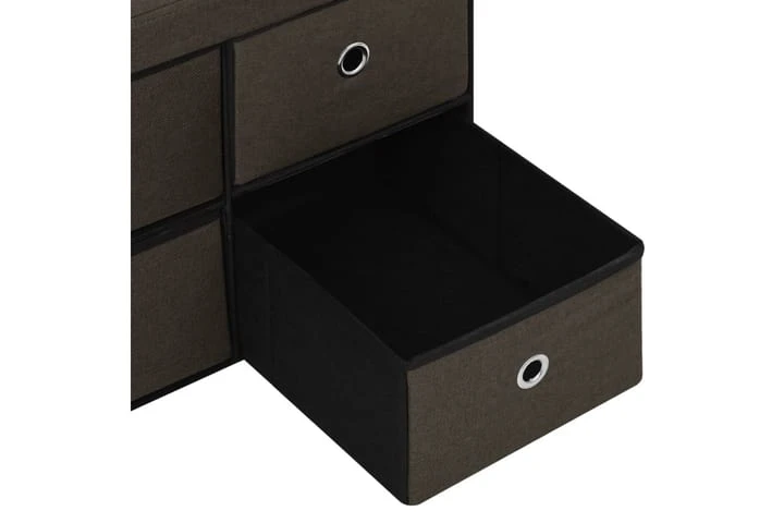 Hopfällbar Förvaringsbänk Blå 76x38x38 Cm Konstlinne 8 Hopfällbar Förvaringsbänk Blå 76x38x38 Cm Konstlinne - Bild 8