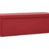 Hopfällbar Förvaringsbänk Vinröd PVC