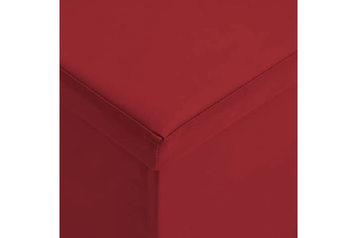 Hopfällbar Förvaringsbänk Vinröd PVC 6 Hopfällbar Förvaringsbänk Vinröd PVC - Bild 6