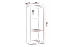 Hylla 30 Cm -SONGMICS Försäljning hylla 30 cm vit 3751706