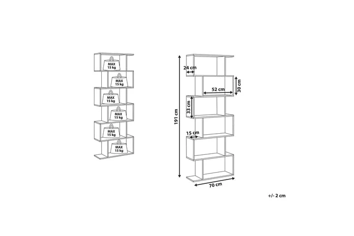 Hylla Hahira 70x24 Cm 8 Hylla Hahira 70x24 Cm - Bild 8