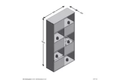 Hylla Milja 90 Cm Hög 5 Hylla Milja 90 Cm Hög -SONGMICS Försäljning hylla milja 90 cm hog vitbetong 1848582