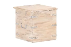 Kista 40x40x40 Cm Massivt Akaciaträ -SONGMICS Försäljning kista 40x40x40 cm massivt akaciatra brun 3055956