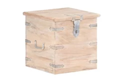 Kista 40x40x40 Cm Massivt Akaciaträ -SONGMICS Försäljning kista 40x40x40 cm massivt akaciatra brun 3055959