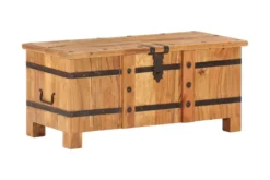 Kista 90x40x40 Cm Massivt Akaciaträ