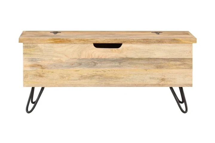 Kista 90x40x45 Cm Massivt Mangoträ 2 Kista 90x40x45 Cm Massivt Mangoträ - Bild 2