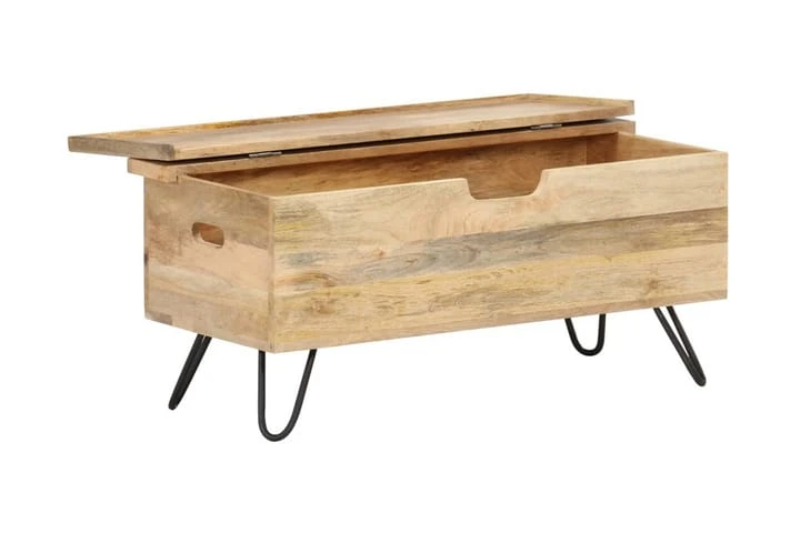 Kista 90x40x45 Cm Massivt Mangoträ 3 Kista 90x40x45 Cm Massivt Mangoträ - Bild 3