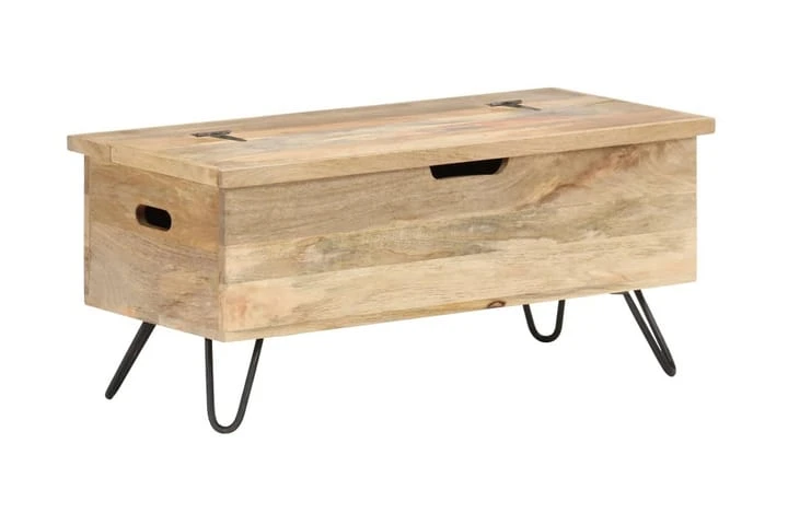 Kista 90x40x45 Cm Massivt Mangoträ 7 Kista 90x40x45 Cm Massivt Mangoträ - Bild 7