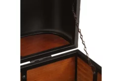 Kista Massivt återvunnet Trä 60x60x35 Cm -SONGMICS Försäljning kista massivt atervunnet tra 60x60x35 cm brun 3059699