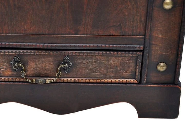 Skattkista Vintagestil Stor Trä Brun 8 Skattkista Vintagestil Stor Trä Brun - Bild 8