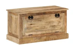 Skobänk 85x40x45 Cm Massivt Mangoträ