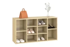 Skobänk Vit 103x30x54,5 Cm Spånskiva -SONGMICS Försäljning skobank sonoma ek 103x30x545 cm spanskiva brun 3442220