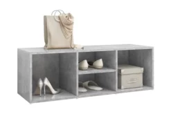 Skoförvaringsbänk Betonggrå 105x35x35 Cm Spånskiva 9 Skoförvaringsbänk Betonggrå 105x35x35 Cm Spånskiva -SONGMICS Försäljning skoforvaringsbank betonggra 105x35x35 cm spanskiva betonggra 3044315