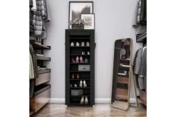 Skogarderob Olivetto -SONGMICS Försäljning skogarderob olivetto svart 3494583