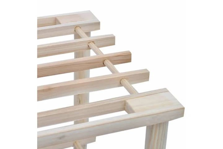 Skohylla 4 Hyllplan 2 St Massivt Granträ 3 Skohylla 4 Hyllplan 2 St Massivt Granträ - Bild 3