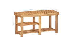 Skohylla 90x32x46 Cm Massivt Akaciaträ 9 Skohylla 90x32x46 Cm Massivt Akaciaträ -SONGMICS Försäljning skohylla 90x32x46 cm massivt akaciatra brun 1505054