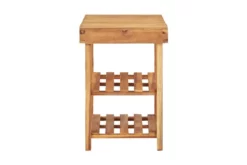 Skohylla 90x32x46 Cm Massivt Akaciaträ 7 Skohylla 90x32x46 Cm Massivt Akaciaträ -SONGMICS Försäljning skohylla 90x32x46 cm massivt akaciatra brun 2358015