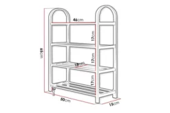 Skohylla Cencabo 50x65x15 Cm -SONGMICS Försäljning skohylla cencabo 50x65x15 cm gra 4024132