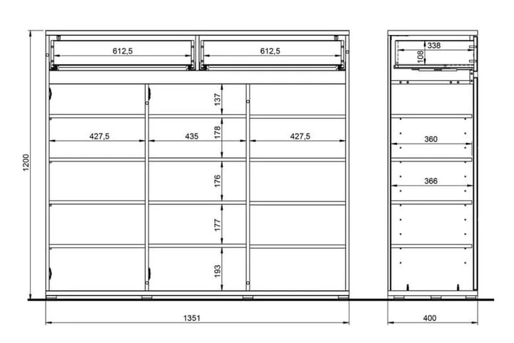 Skohylla Kickz 120 Cm 8 Skohylla Kickz 120 Cm - Bild 8