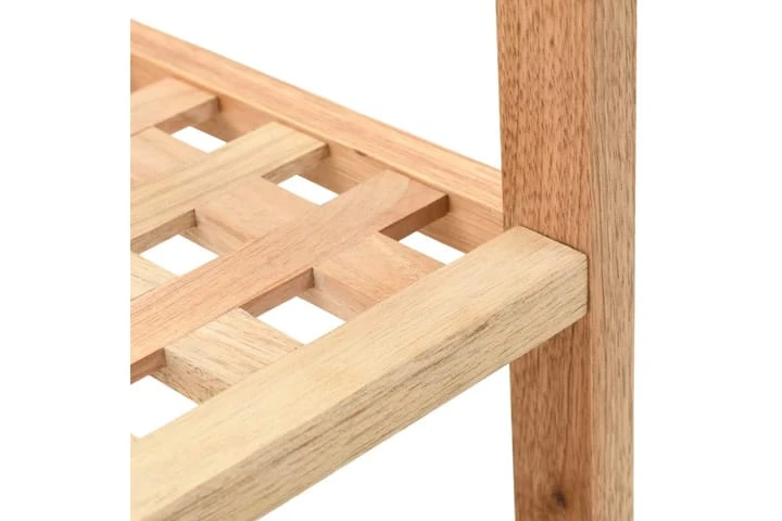 Skohylla Massivt Valnötsträ 69x26x81 Cm 5 Skohylla Massivt Valnötsträ 69x26x81 Cm - Bild 5