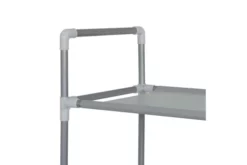 Skohylla Med 10 Hyllor Metall Och Non-woven Tyg Svart -SONGMICS Försäljning skohylla med 10 hyllor metall och non woven tyg silver silver 2781701