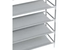 Skohylla Med 10 Hyllor Metall Och Non-woven Tyg Svart -SONGMICS Försäljning skohylla med 10 hyllor metall och non woven tyg silver silver 2781702