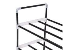 Skohylla Med 4 Hyllor Metall Och Plast Svart 11 Skohylla Med 4 Hyllor Metall Och Plast Svart -SONGMICS Försäljning skohylla med 4 hyllor metall och plast svart svart 4113706