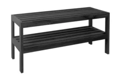 Skohylla MONDEO 82x32xH40cm Trä: Ek Färg: Svart