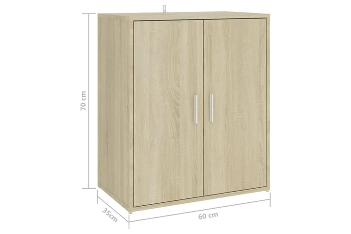 Skoskåp Vit 60x35x70 Cm Spånskiva 10 Skoskåp Vit 60x35x70 Cm Spånskiva - Bild 10