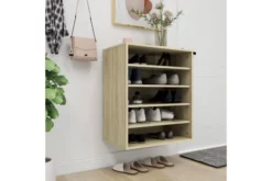 Skohylla Sonoma-ek 60x35x70 Cm Spånskiva -SONGMICS Försäljning skohylla sonoma ek 60x35x70 cm spanskiva brun 4892389