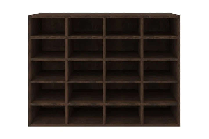 Skohylla Spånskiva 92x30x67,5 Cm Brun Ek 3 Skohylla Spånskiva 92x30x67,5 Cm Brun Ek - Bild 3