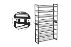 Songmics Skohylla Traci 163 Cm 11 Songmics Skohylla Traci 163 Cm -SONGMICS Försäljning skohylla traci 163 cm svart 2867908