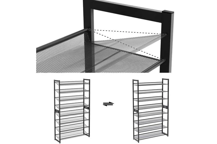 Songmics Skohylla Traci 163 Cm 5 Songmics Skohylla Traci 163 Cm - Bild 5
