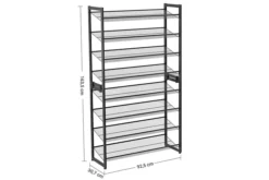 Songmics Skohylla Traci 163 Cm 13 Songmics Skohylla Traci 163 Cm -SONGMICS Försäljning skohylla traci 163 cm svart 2867910