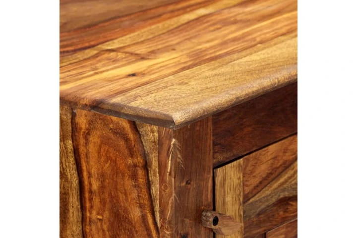 Skoskåp 140x35x90 Cm Massivt Sheshamträ 10 Skoskåp 140x35x90 Cm Massivt Sheshamträ - Bild 10
