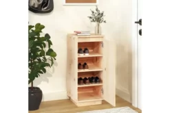 Skoskåp 35x35x80 Cm Massiv Furu -SONGMICS Försäljning skoskap 35x35x80 cm massiv furu brun 4722782