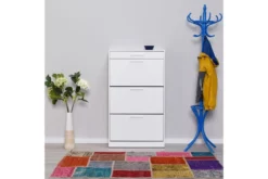 Skoskåp 75x128 Cm -SONGMICS Försäljning skoskap 75x128 cm vit 3058226