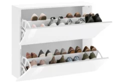 Skoskåp Arconate 101x27 Cm 2 Dörrar 6 Skoskåp Arconate 101x27 Cm 2 Dörrar -SONGMICS Försäljning skoskap arconate 101x27 cm 2 dorrar vit hogglans 4465145