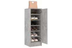 Skoskåp Svart 32x35x92 Cm Spånskiva -SONGMICS Försäljning skoskap betonggra 32x35x92 cm spanskiva betonggra 4110265