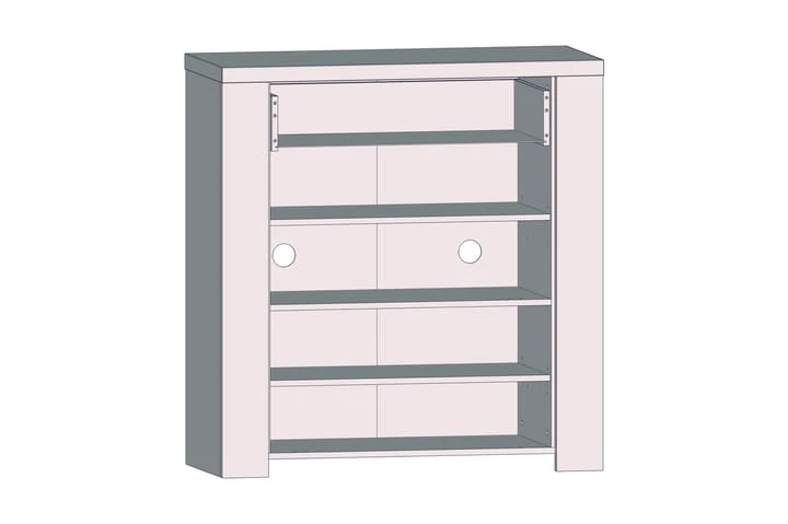 Skoskåp Dabo 42x99 Cm 3 Skoskåp Dabo 42x99 Cm - Bild 3