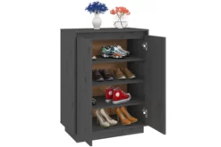 Skoskåp Honungsbrun 60x35x80 Cm Massiv Furu -SONGMICS Försäljning skoskap gra 60x35x80 cm massiv furu gra 4893880