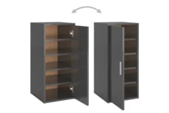 Skoskåp Grå Högglans 32x35x70 Cm Spånskiva -SONGMICS Försäljning skoskap gra hogglans 32x35x70 cm spanskiva gra hogglans 4112142