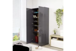 Skoskåp Vit Högglans 80x39x178 Cm Spånskiva 15 Skoskåp Vit Högglans 80x39x178 Cm Spånskiva -SONGMICS Försäljning skoskap gra hogglans 80x39x178 cm spanskiva gra hogglans 2000432