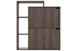 Skoskåp Grå Sonoma-ek 79,5x24x90,5 Cm Spånskiva -SONGMICS Försäljning skoskap gra sonoma ek 795x24x905 cm spanskiva gra ek 4112565