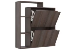 Skoskåp Grå Sonoma-ek 79,5x24x90,5 Cm Spånskiva -SONGMICS Försäljning skoskap gra sonoma ek 795x24x905 cm spanskiva gra ek 4112566